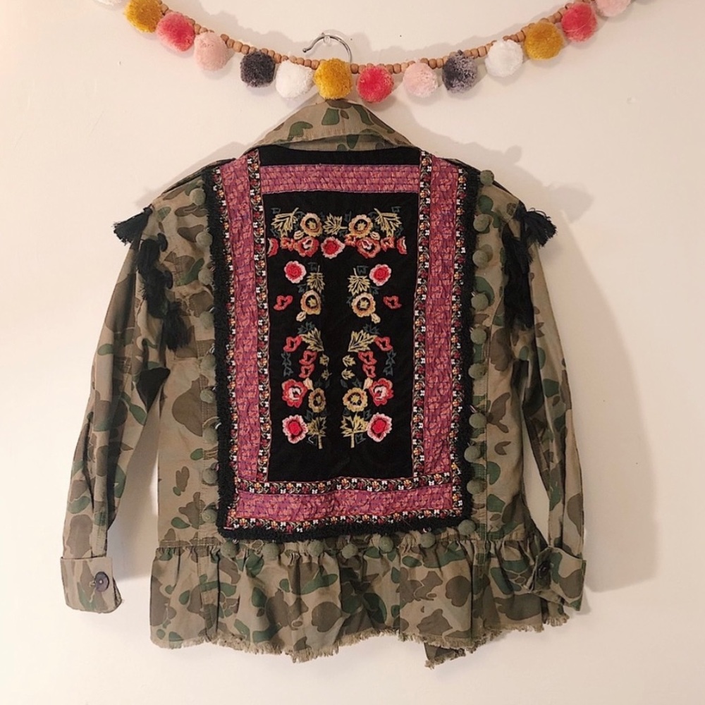 CoffeeShop New York Camo Embroidered Jacket